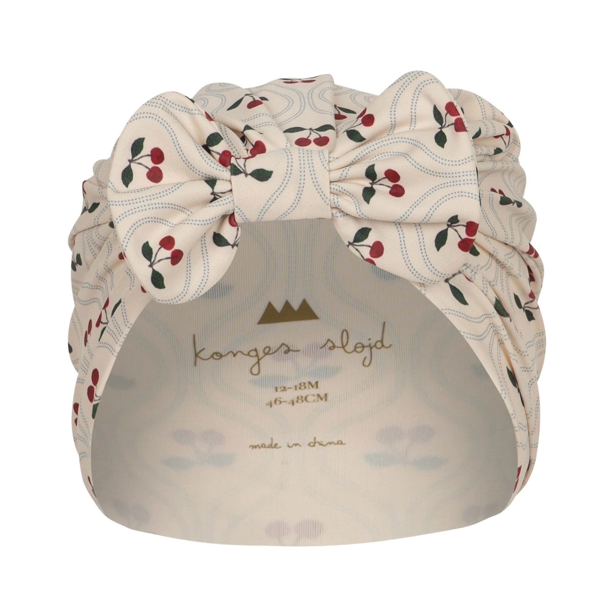 Turban de bain manuca - cherry motif — 12/18 mois