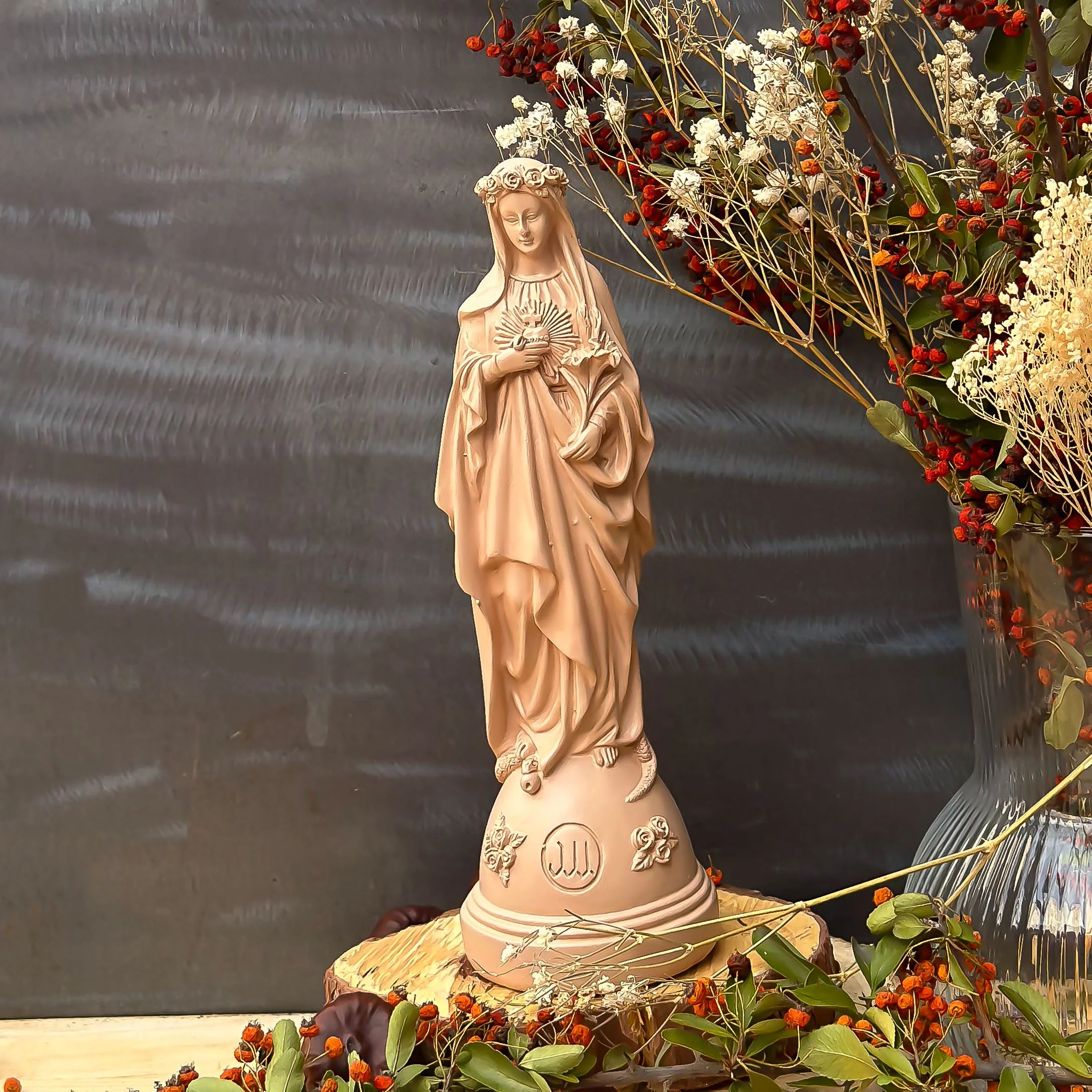 Marie aux fleurs 22 cm — Nude
