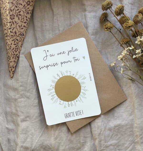 Carte à gratter “tonton” 2