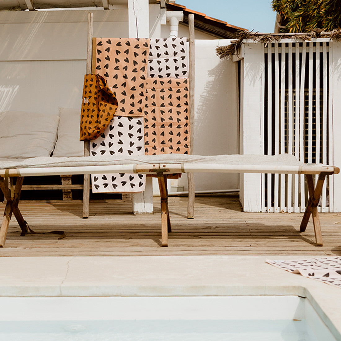 Serviette microfibres marron 70x140 3