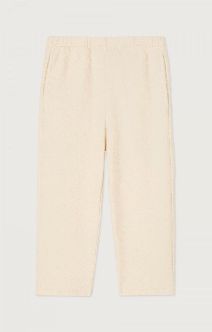 Americain Vintage : Jogging droit bouclette Bobypark écru — 3