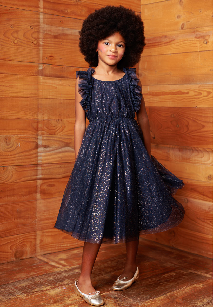 Robe Scarlett bleu Les petits inclassables — 2 ans