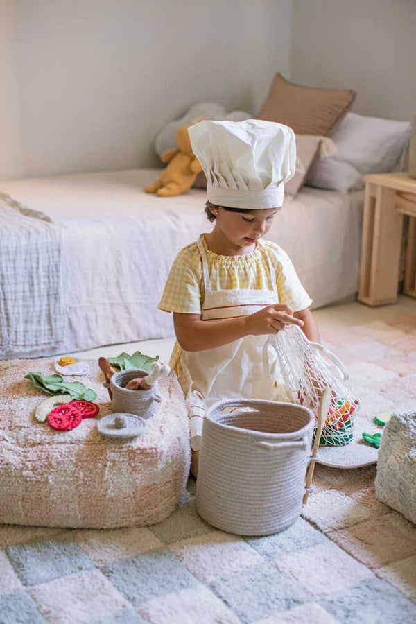 Set de cuisine avec aliments en tissu 7