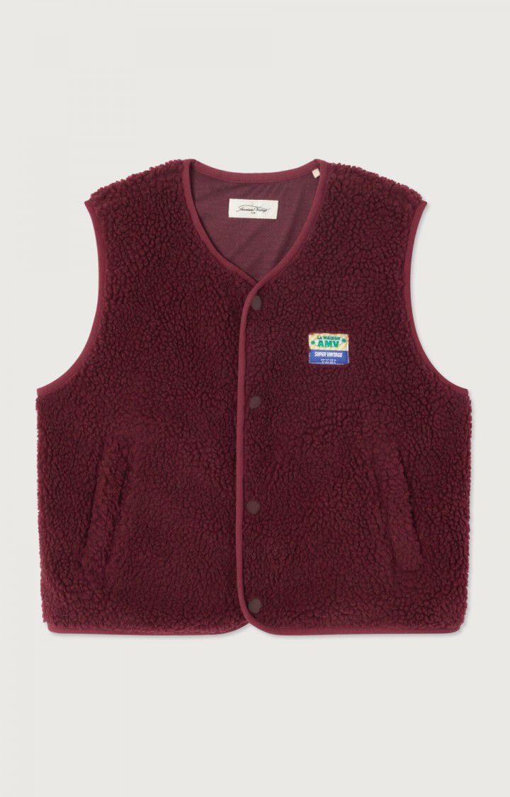 Américan Vintage : VESTE ENFANT HOKTOWN Bordeaux — xs-3-5-ans