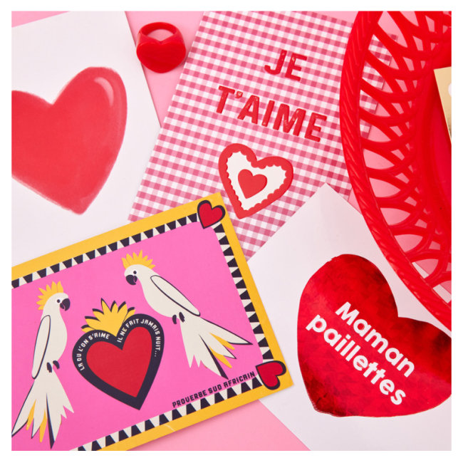 Carte Maman paillettes 2