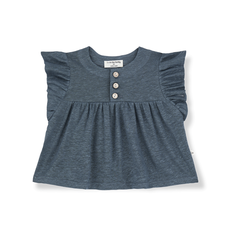 Blouse RIM pétrol — 12 mois