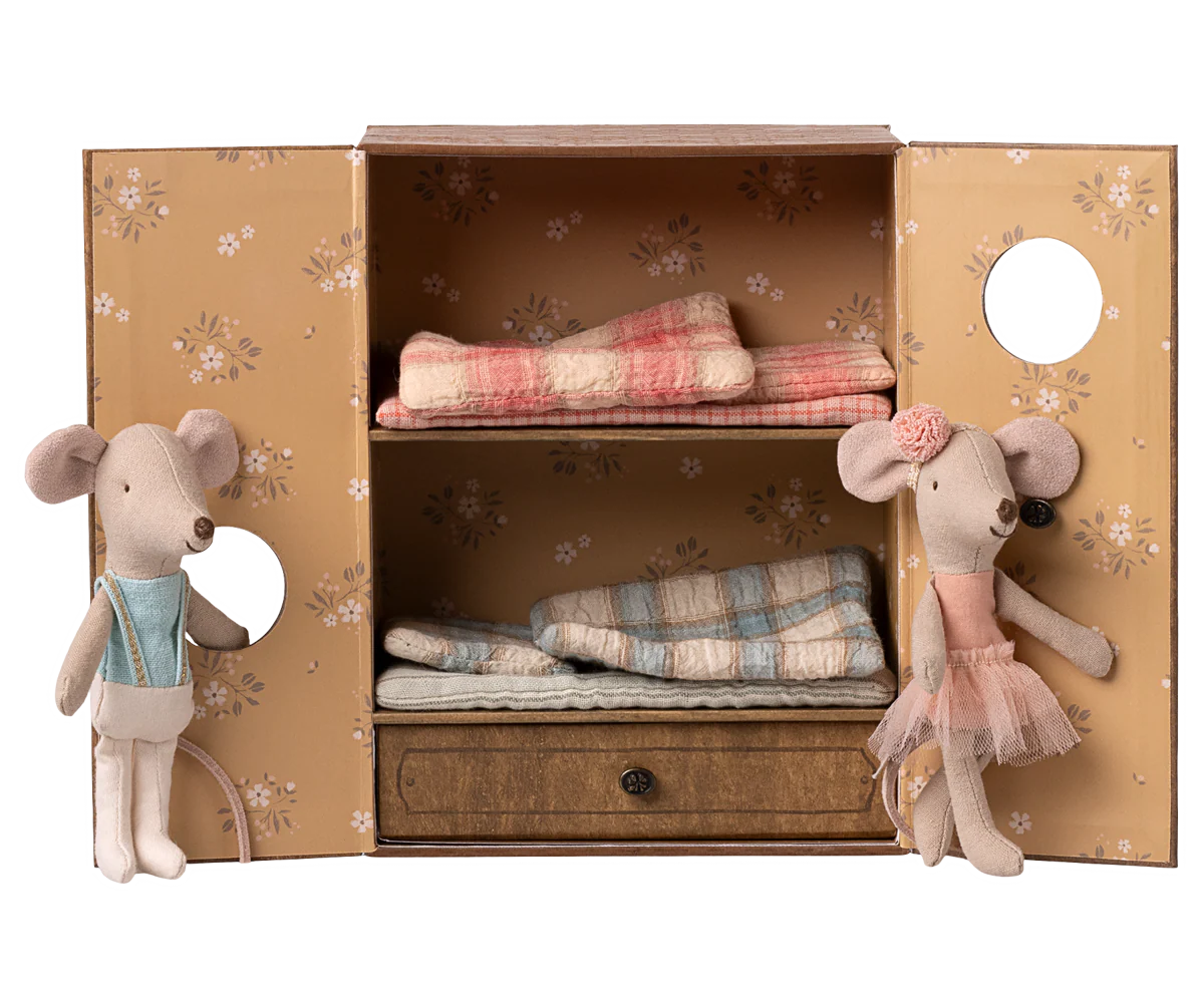 Maileg : Studio de danse avec petite sœur et petit frère Souris 3