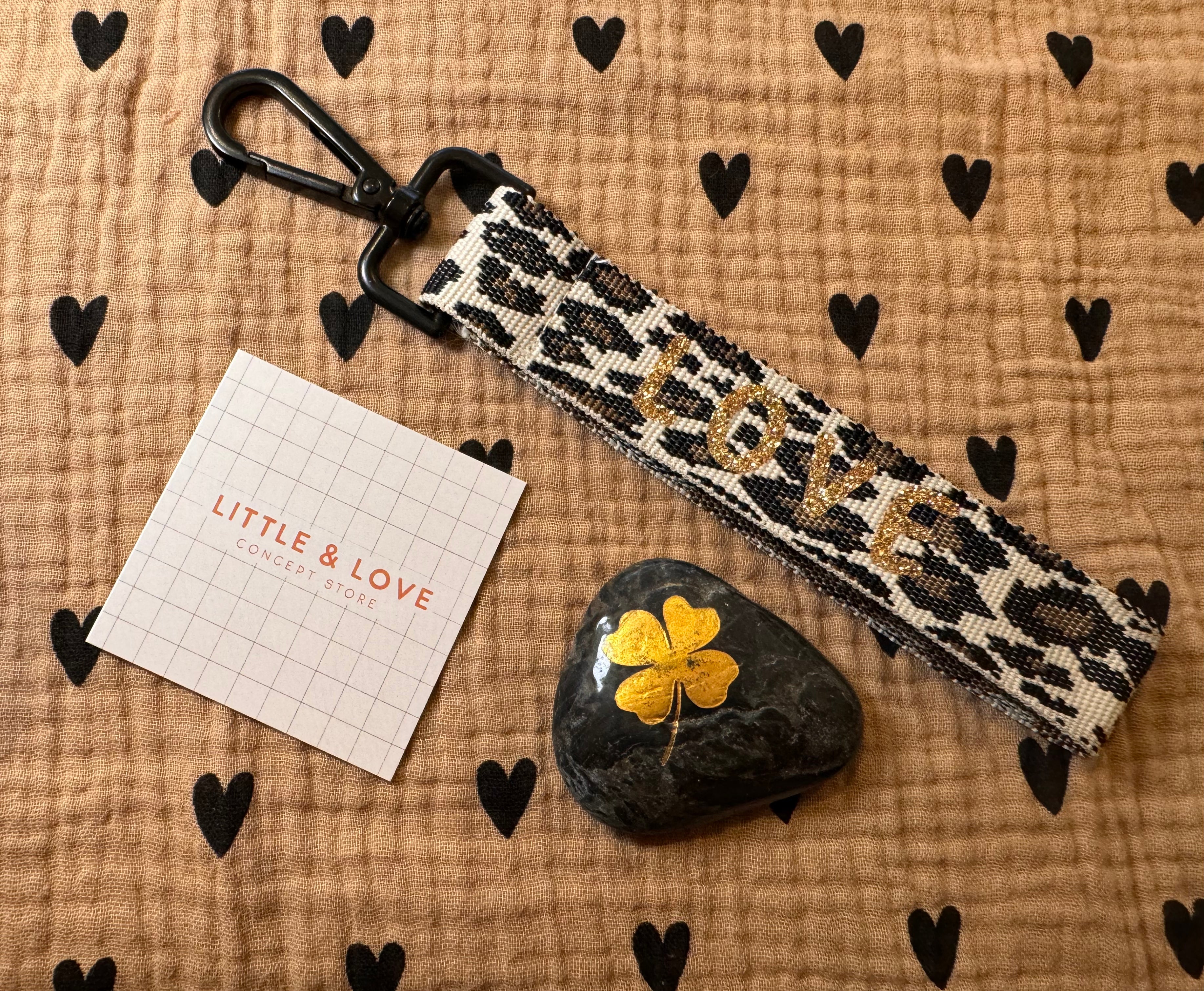 Porte-clés Léopard LOVE