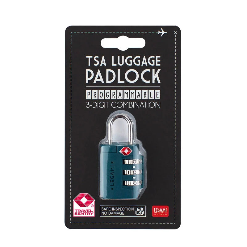 Cadenas pour valise bleu pétrole 3