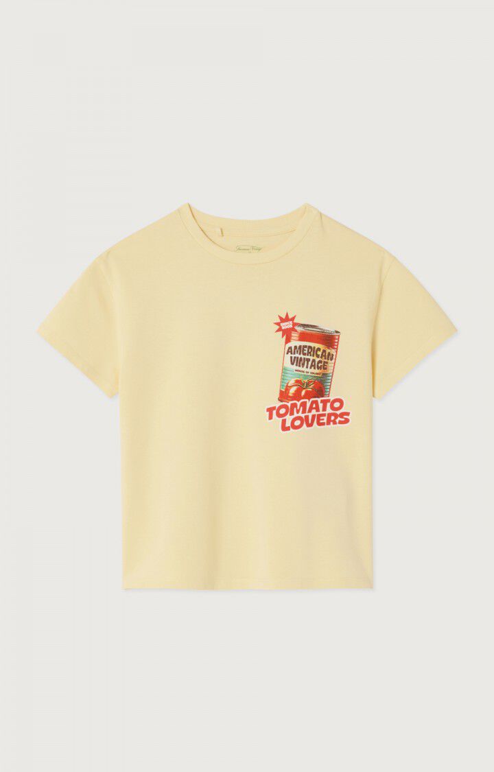 American Vintage : Tee-shirt Fizvalley Crème Anglaise — 3