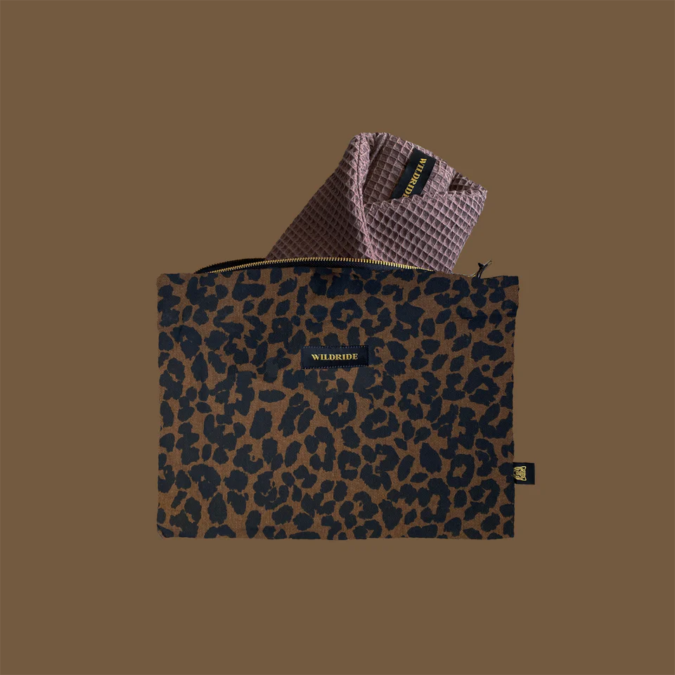 Pochette en léopard pour porte bébé Wildride