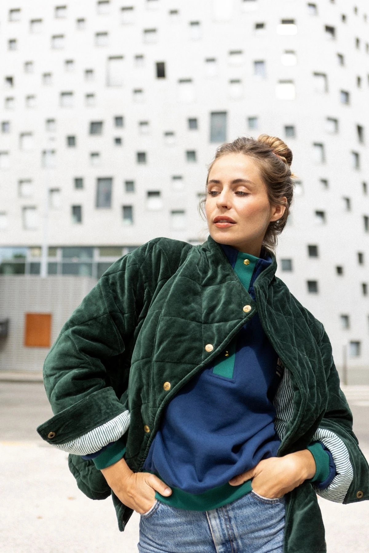 Veste Kapur Velours Lisse Forest 2