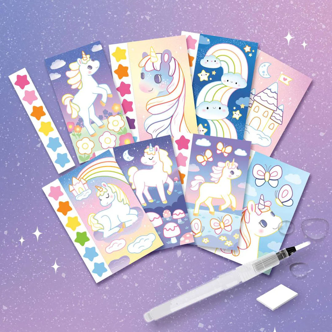 Set carnet de peinture Licorne 6