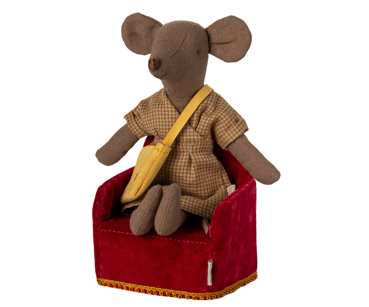 Maileg : Fauteuil, Souris - Rouge 2