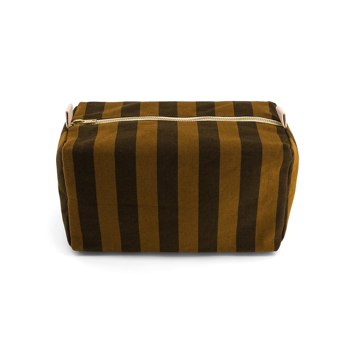 Trousse de toilettes Rose in April rayé — Cumin/Black