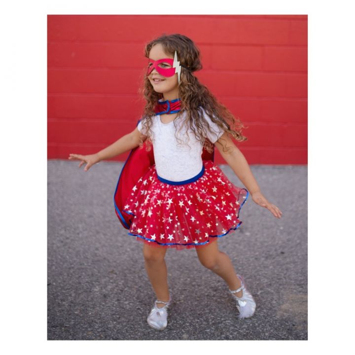 Déguisement de super-héroïne  4-6 ans 3