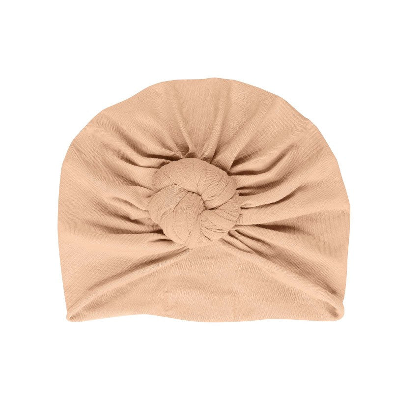 Bonnet turban - Nude — 0-3-mois