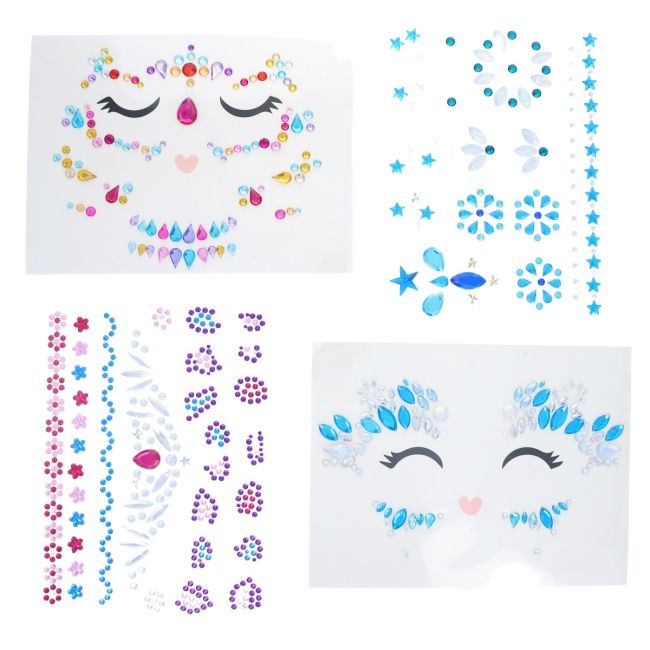 Bijoux de visage autocollants 2