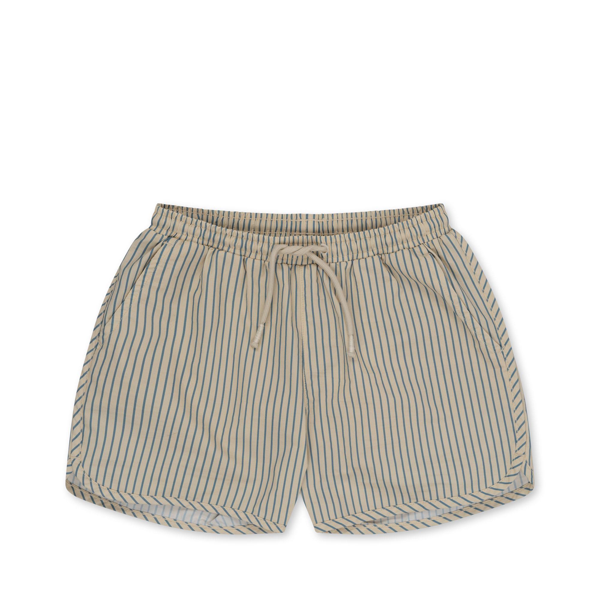 Short de bain à rayures bleu — 18-mois