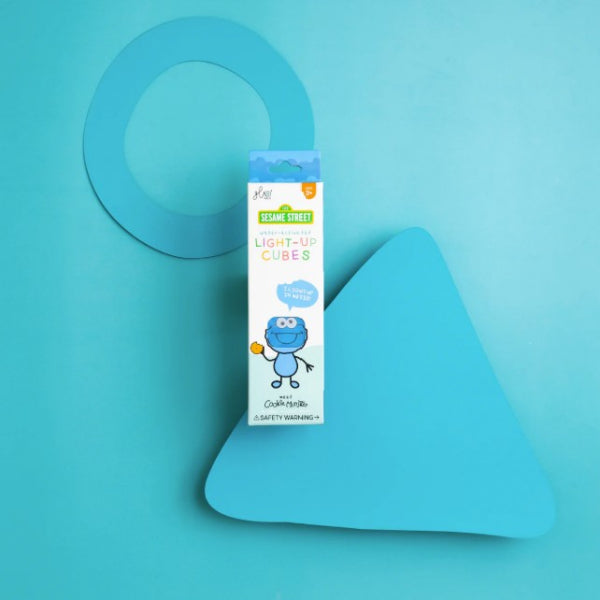 Cubes lumineux pour le bain Cookie Monster Bleu 3