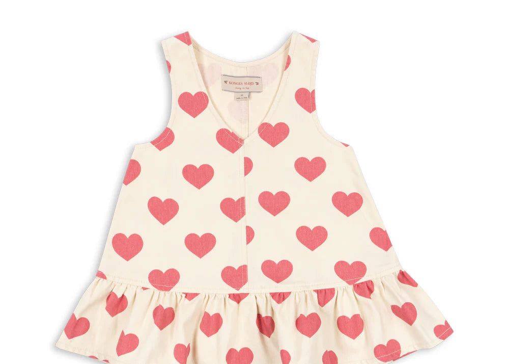 Robe Magot Bon coeur écru 🩷 — 2 ans
