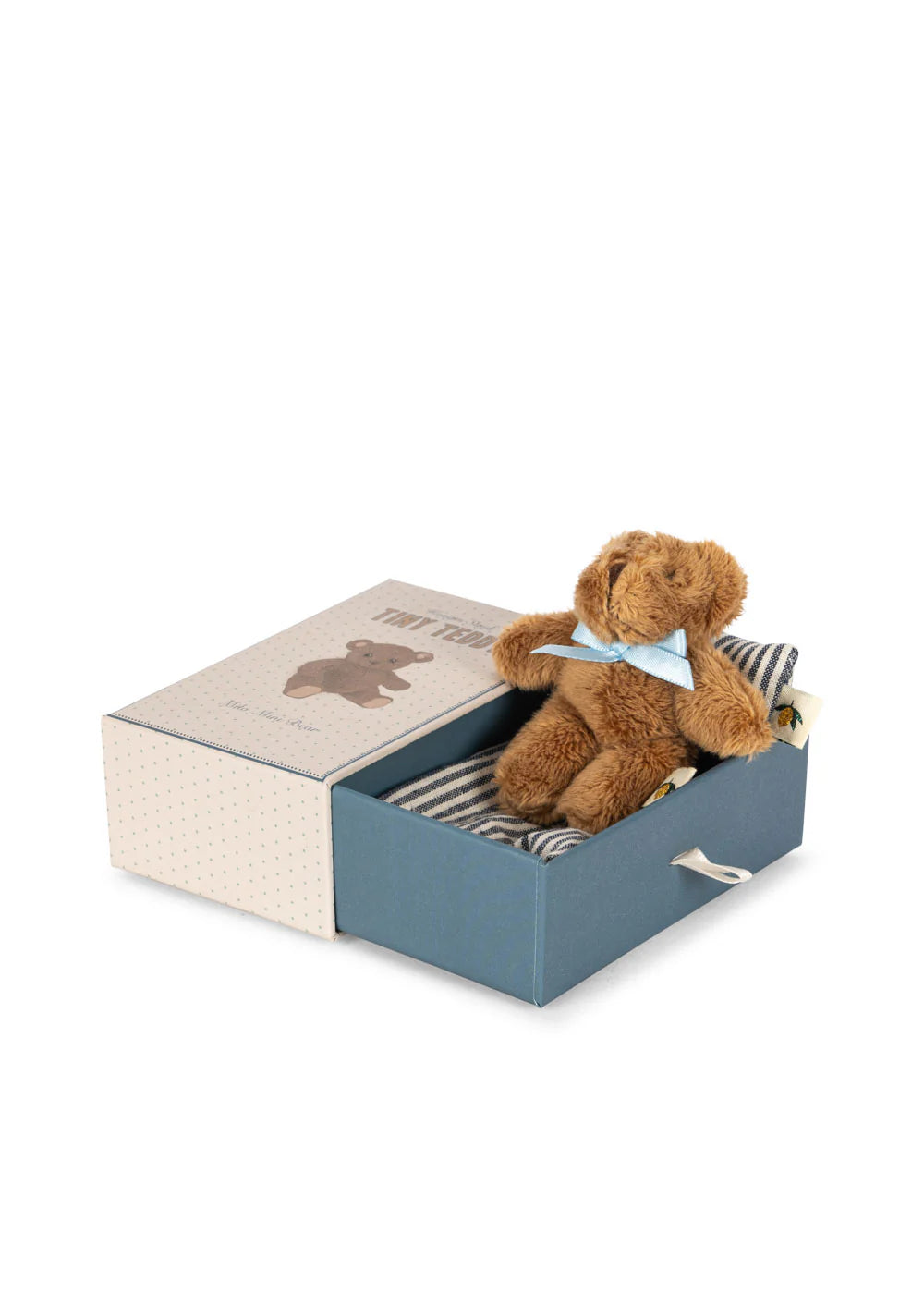 Petit ours "Milo tiny teddy" bleu 2