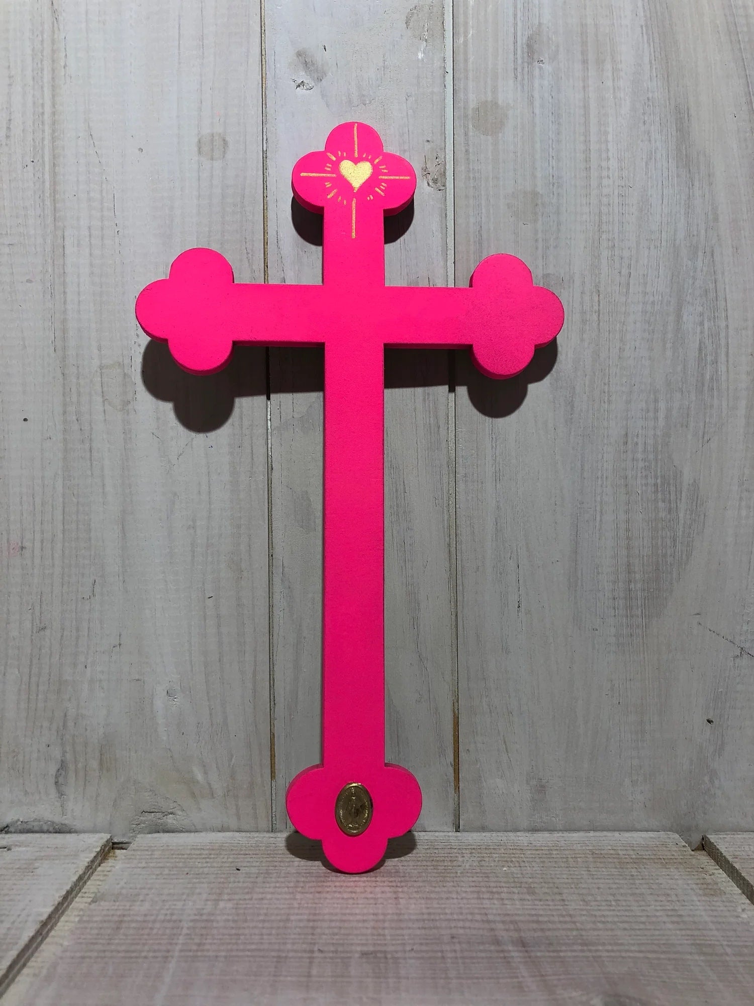 Croix en bois 16 cm 2