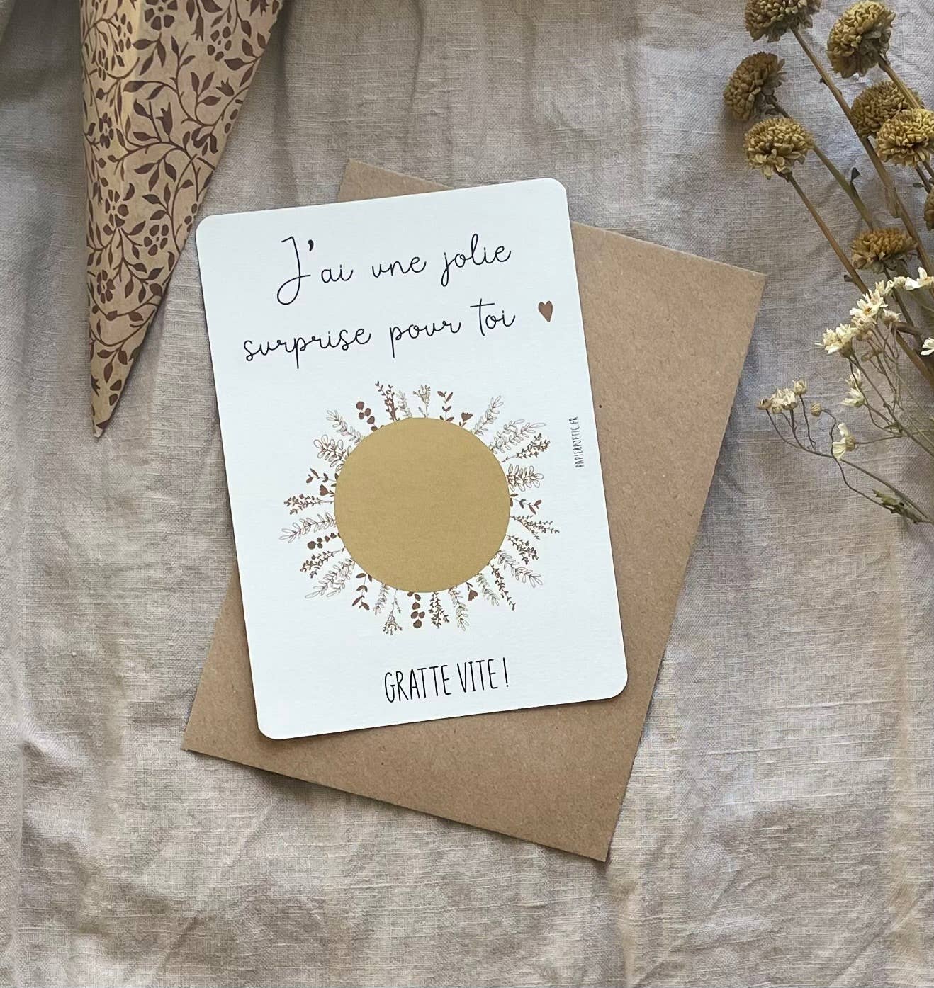 Carte à gratter “mamie” 2