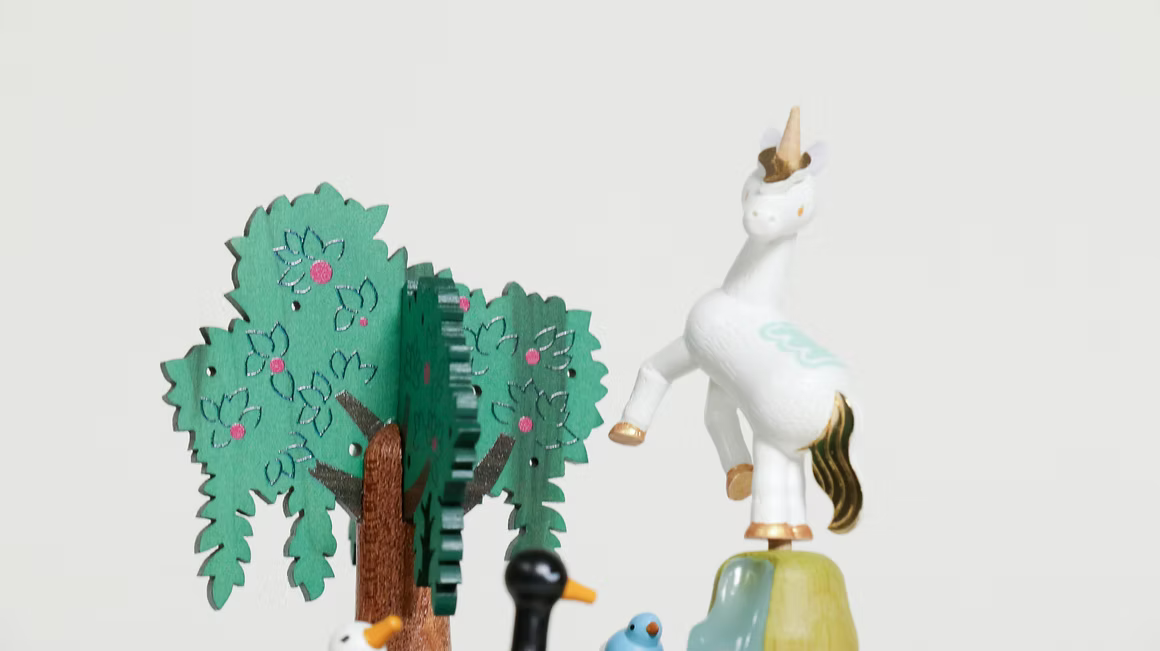Boïte à Musique Cygnes et Licorne n°51 4