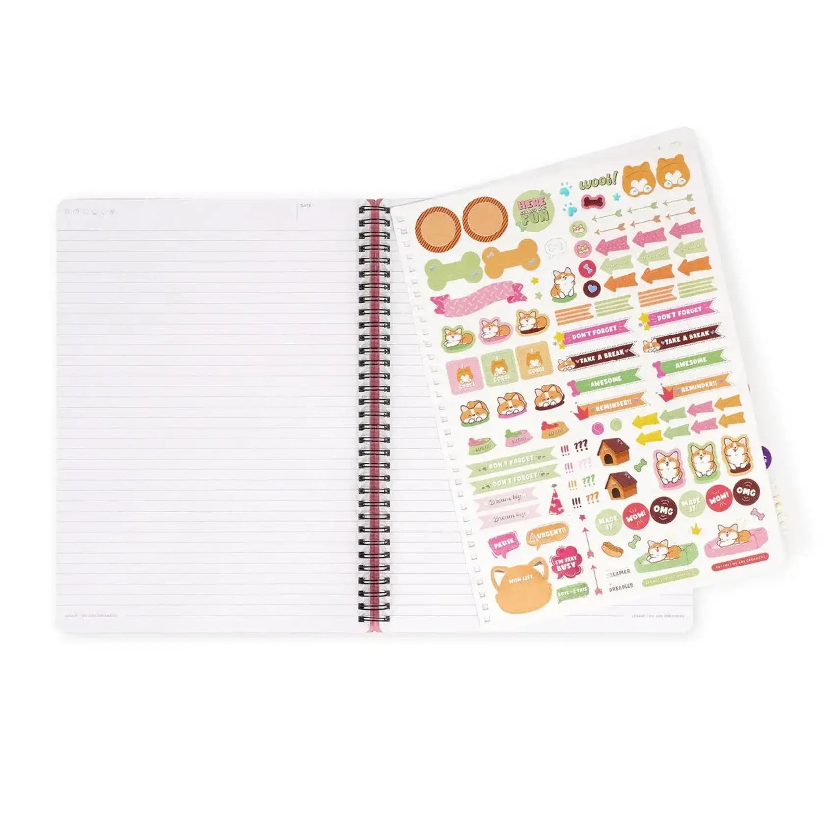 Cahier ligné à spirale A4 6
