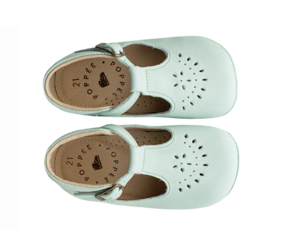 Poppée : Chaussons Minimil Savana cuir céladon — 16