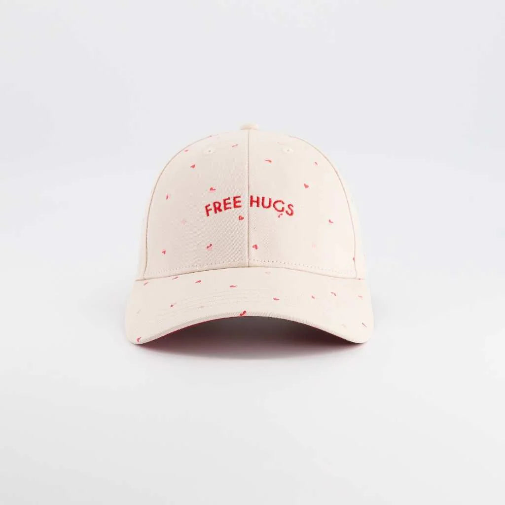 Casquette enfant et adulte Coeurs Free Hugs 2