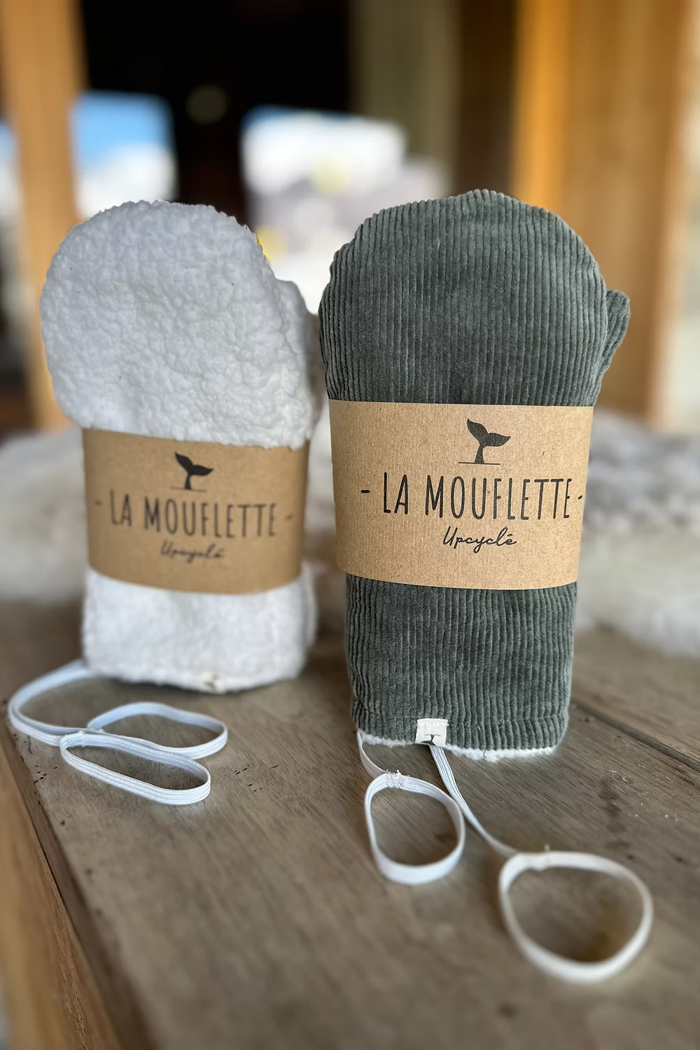 LA MOUFLETTE upcyclée Kaki 2