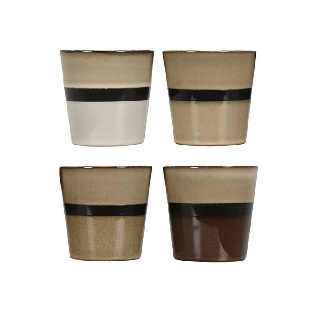 Set de 4 gobelets Lynx naturel 3
