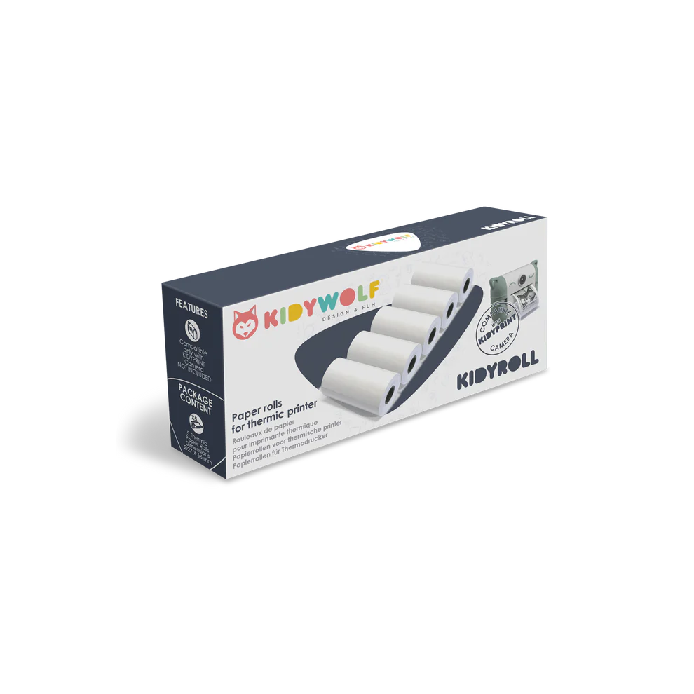 Kidyroll recharges papier pour appareil photo — papier-thermique