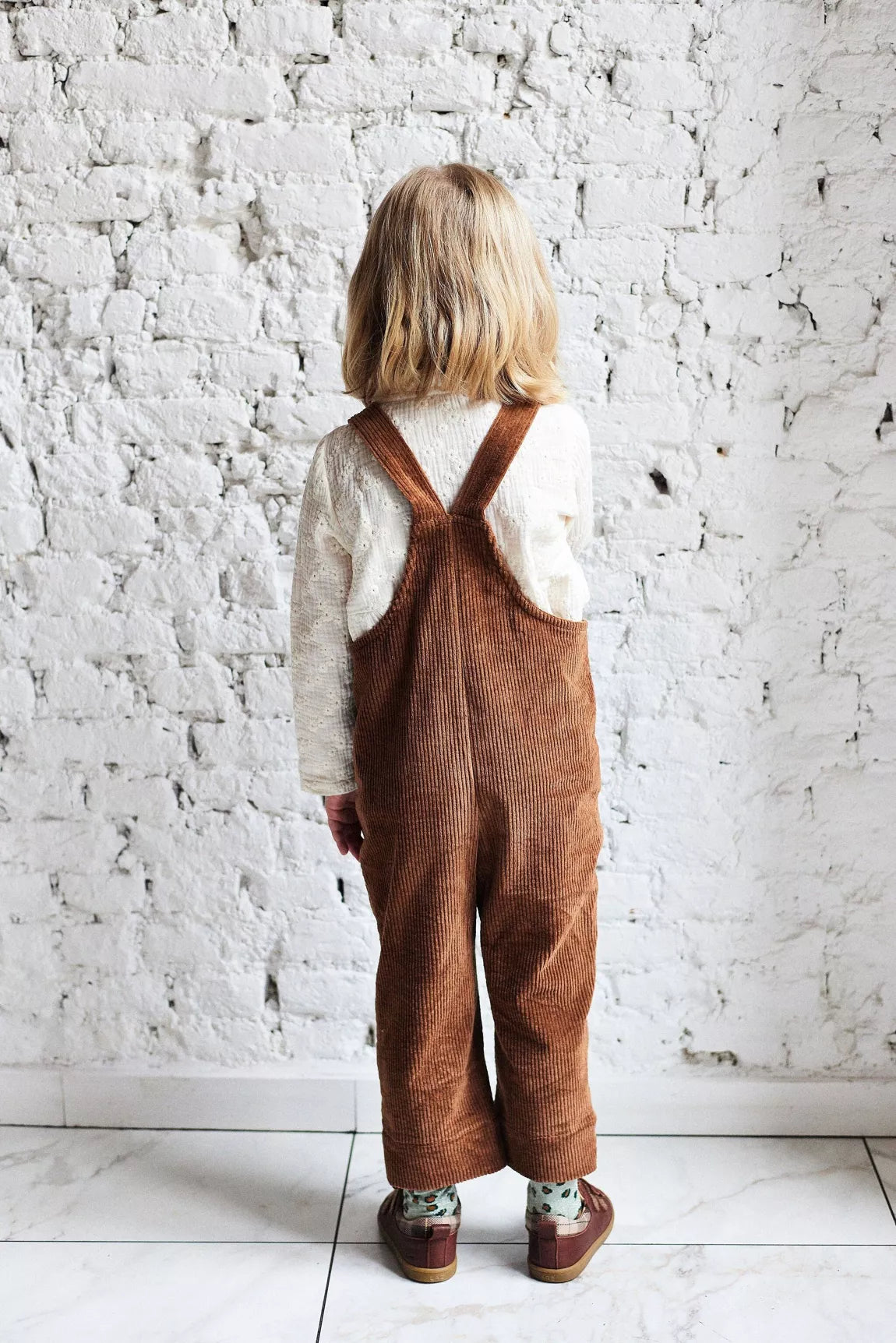 Salopette Eliette velours Camel 3