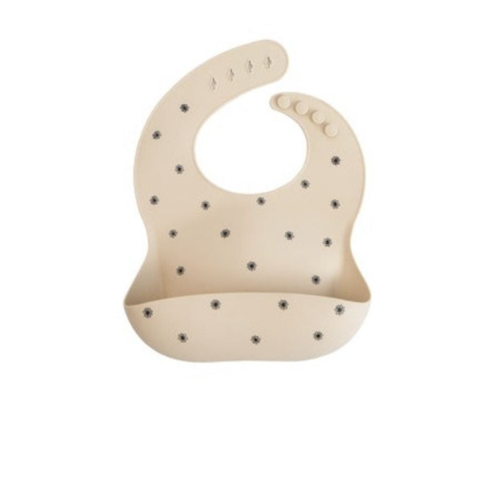 Bavoir en silicone Mushie 2