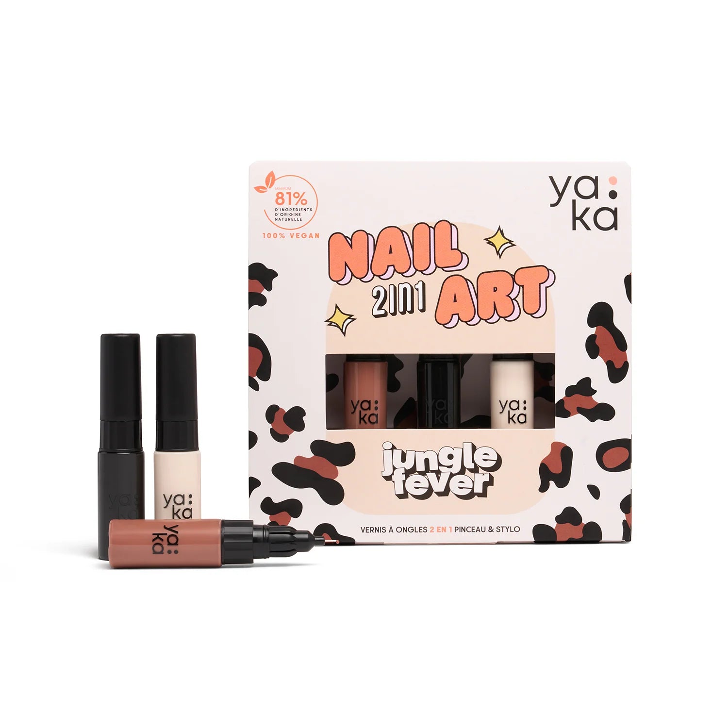 Coffret vernis à ongles 2en1 Jungle fever 2
