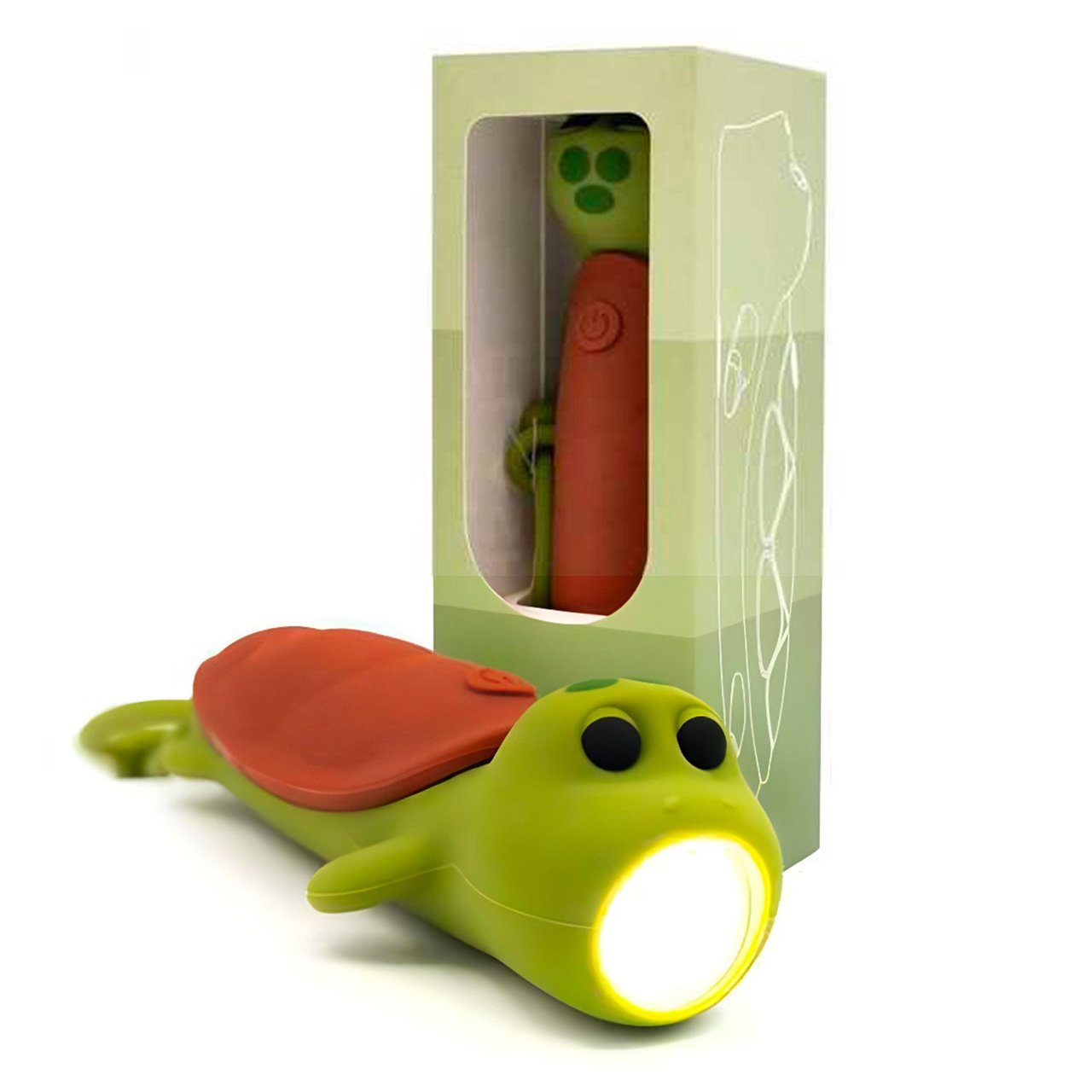 Lampe de poche en silicone Tortue