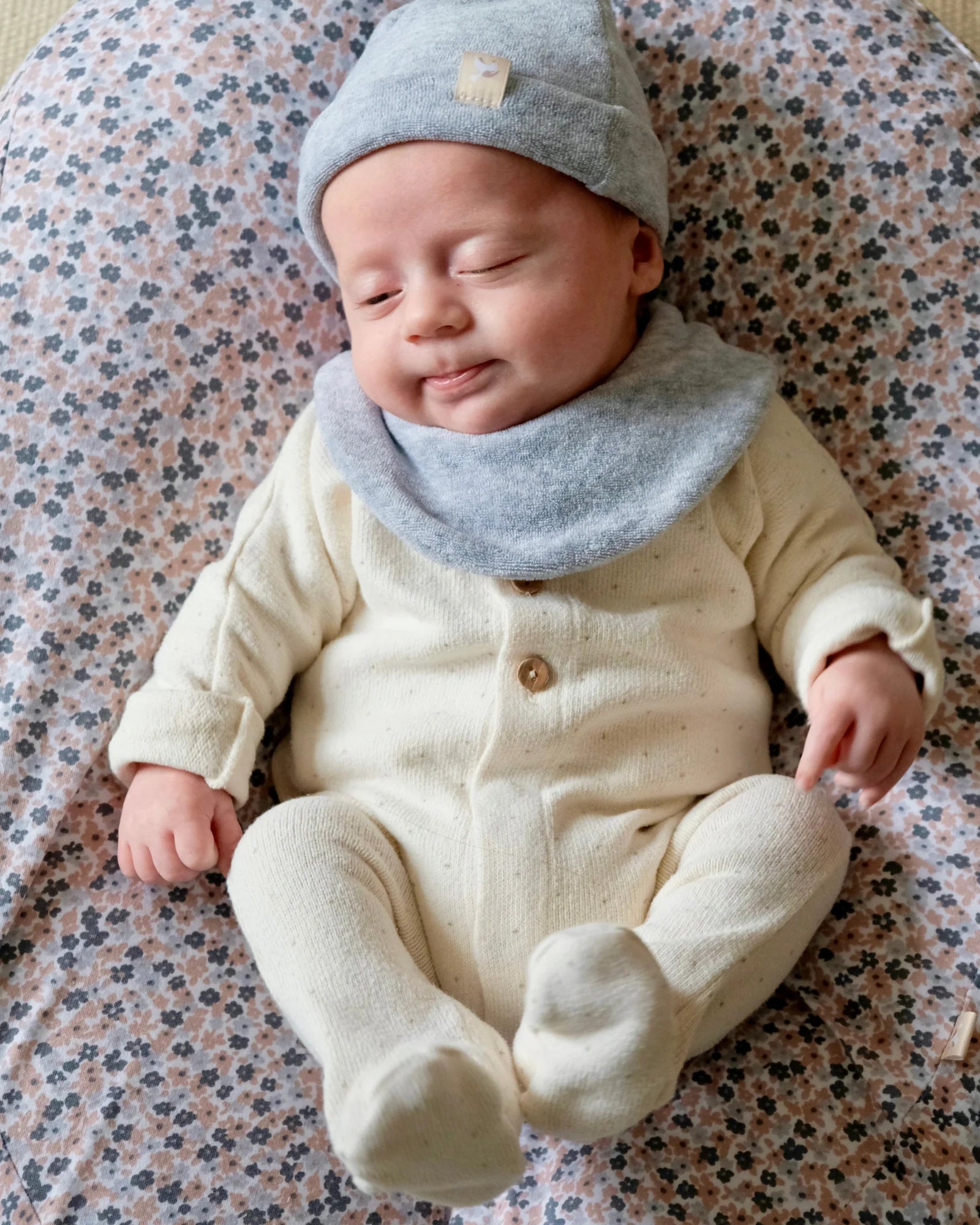 Bonnet de naissance en jersey 2