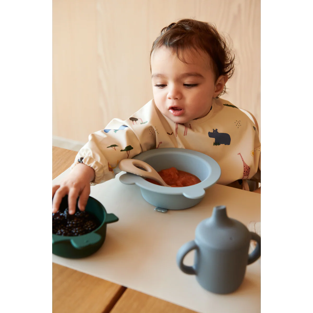LOT DE 4 BOL EN SILICONE IGGY — Lot de 4