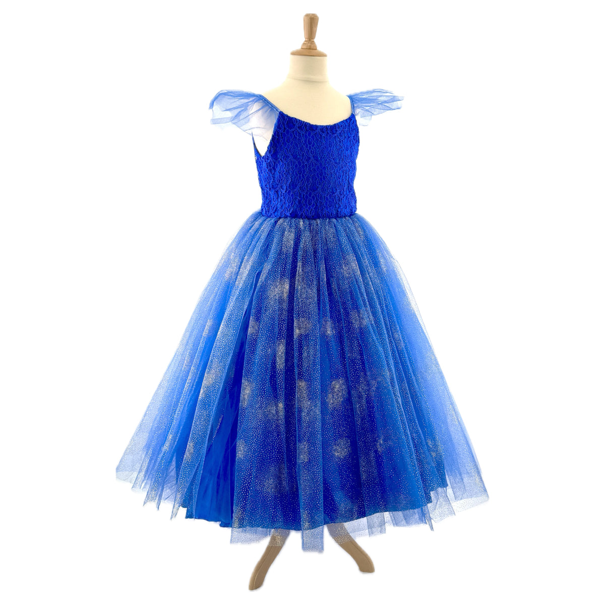 Robe de Princesse Alba bleu — 3/4 ans