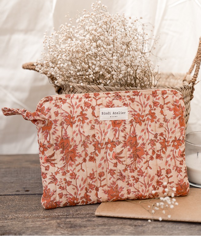 Pochette Ipad à fleurs 2