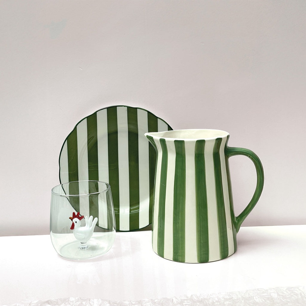 Petit Pichet rayure  vert 2