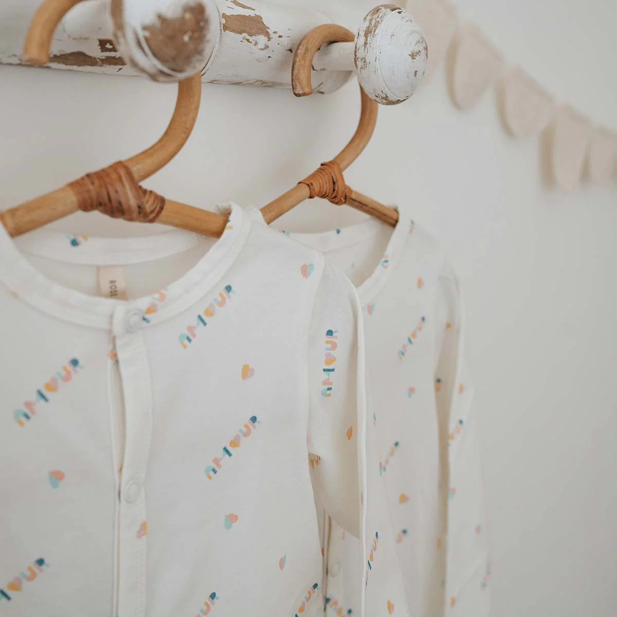 Pyjama Amalia jersey amour — 3-mois-2