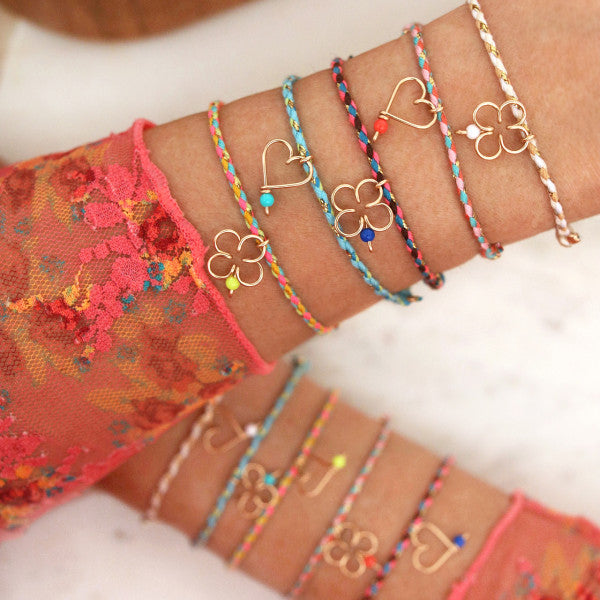 Bracelet mon coeur tressé 5
