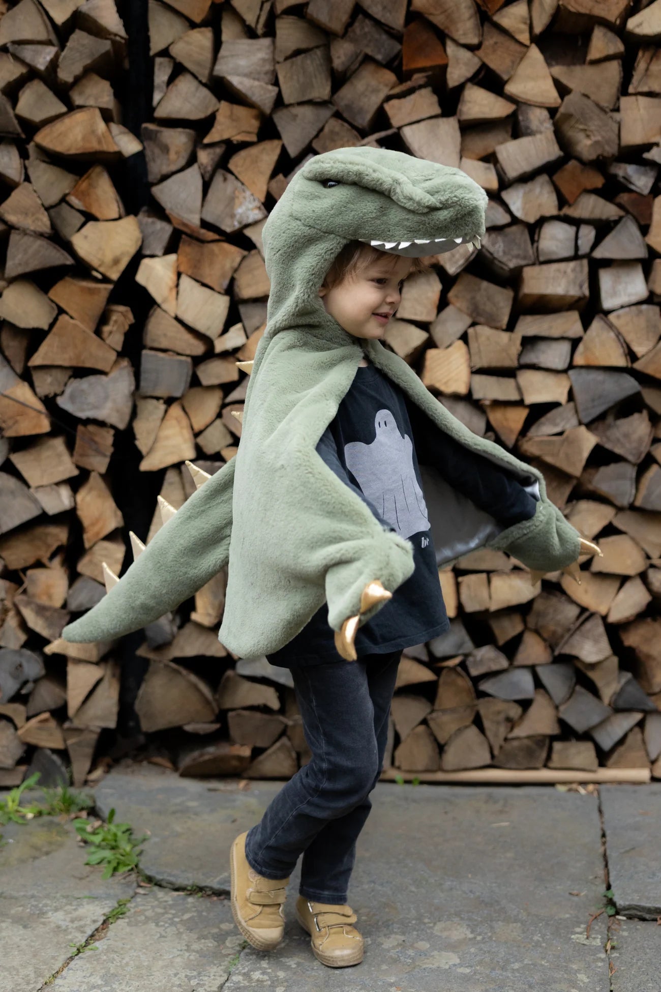 Déguisement cape câline T-Rex pour tout-petit 4