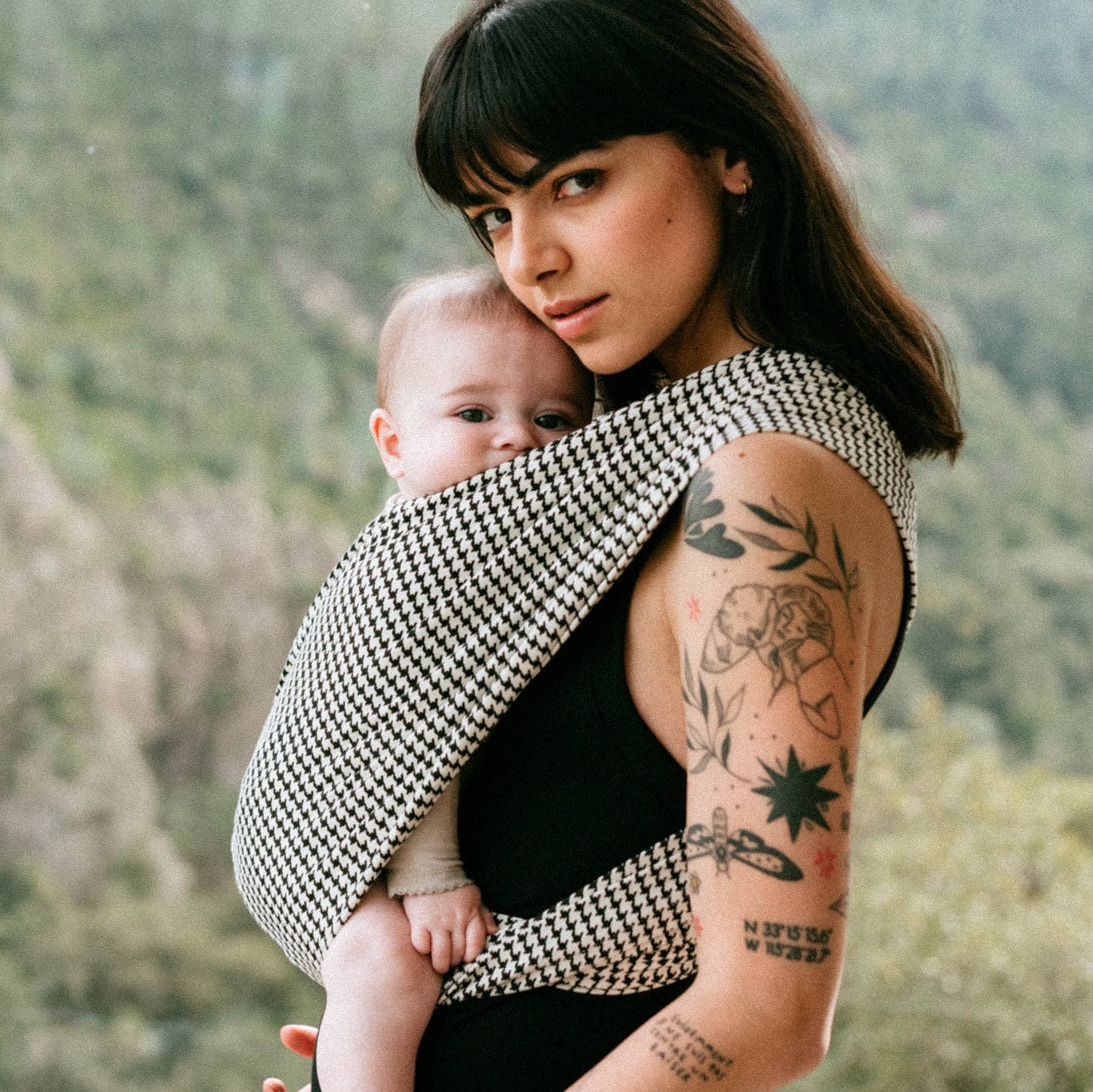 Porte-bébé sans noeud - Moss — T1