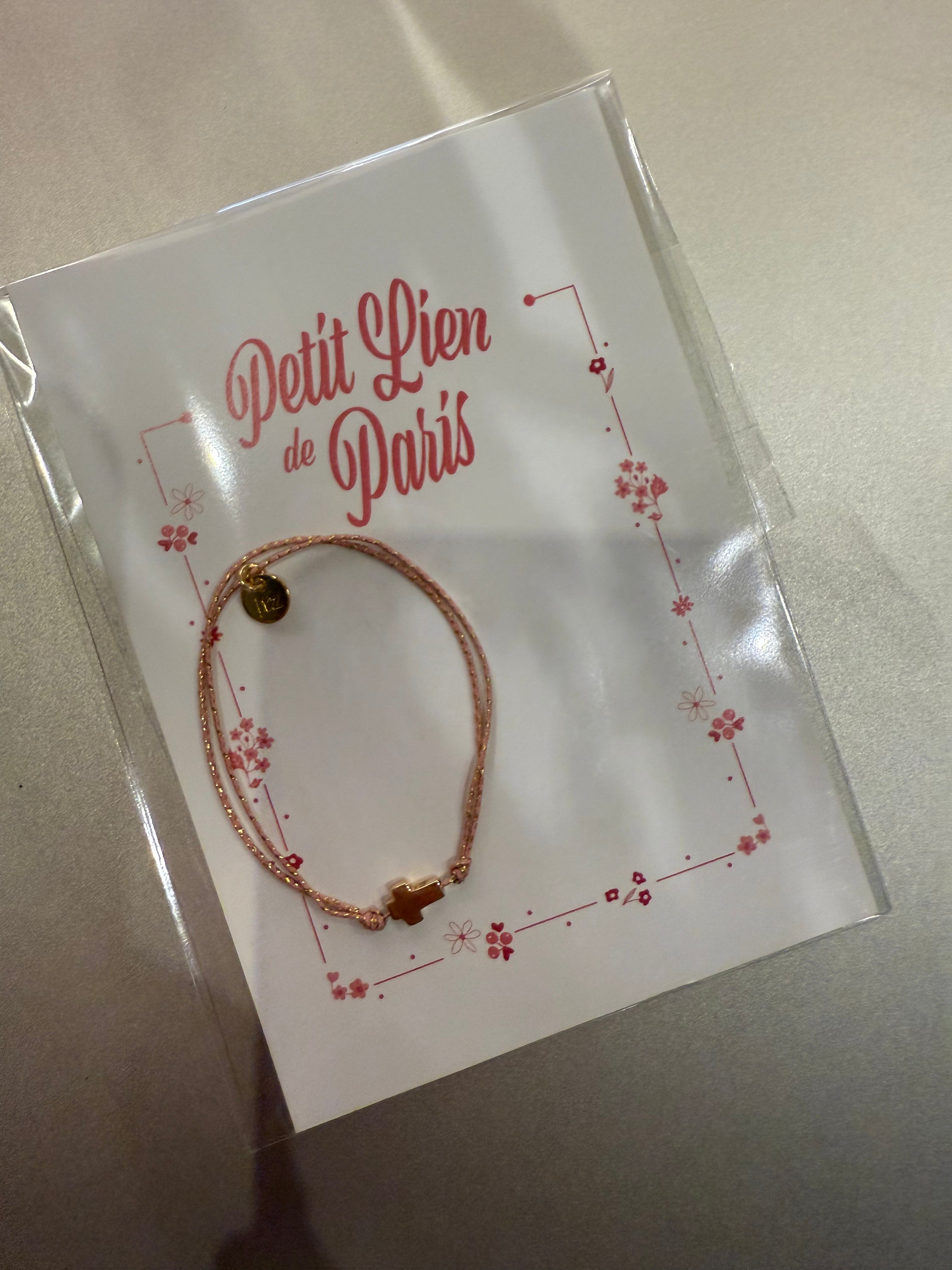 Bracelet Céleste XX CROIX rose