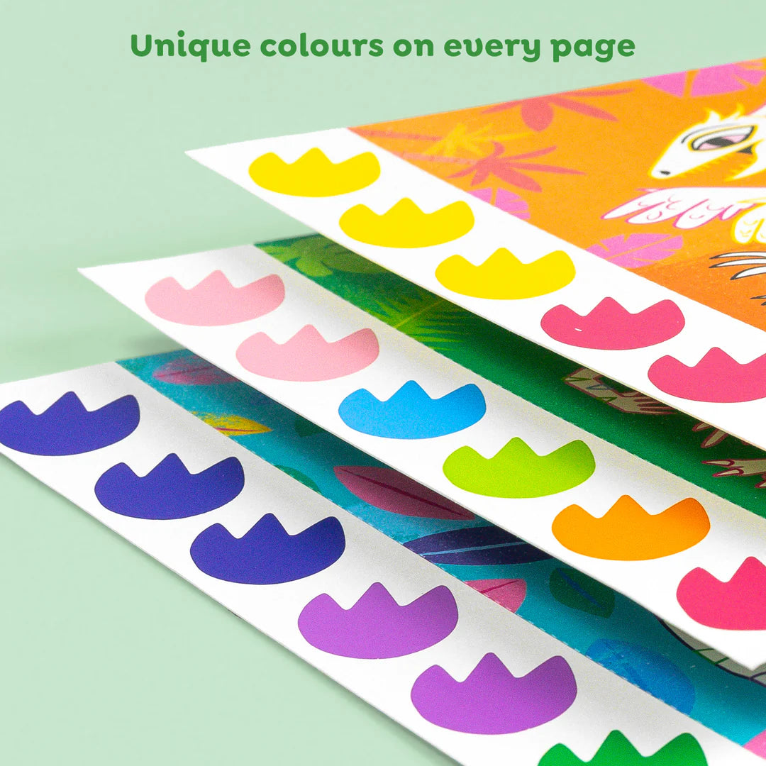 Set carnet de peinture Dinosaures 5